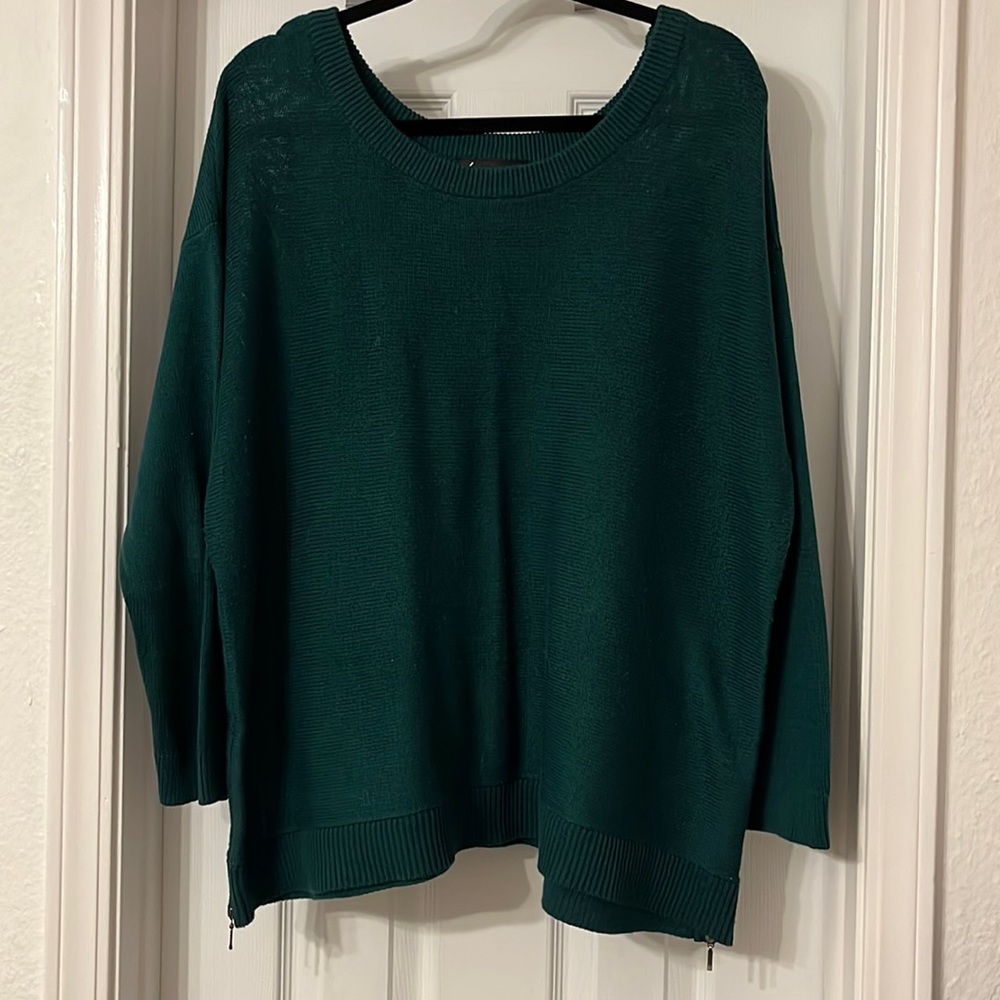 Lane Bryant Hunter Green Sweater Size 14/16